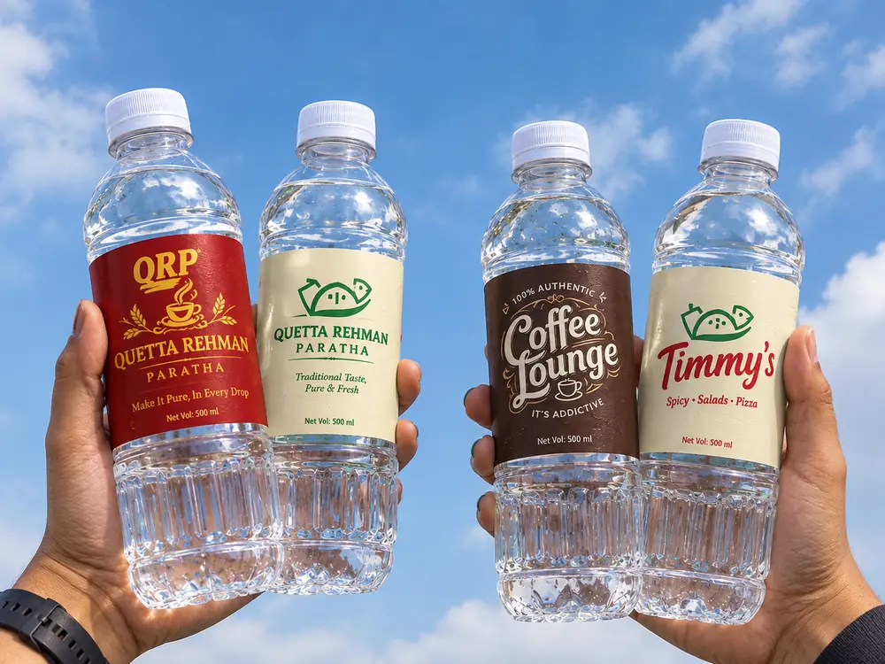 Customized branded bottles